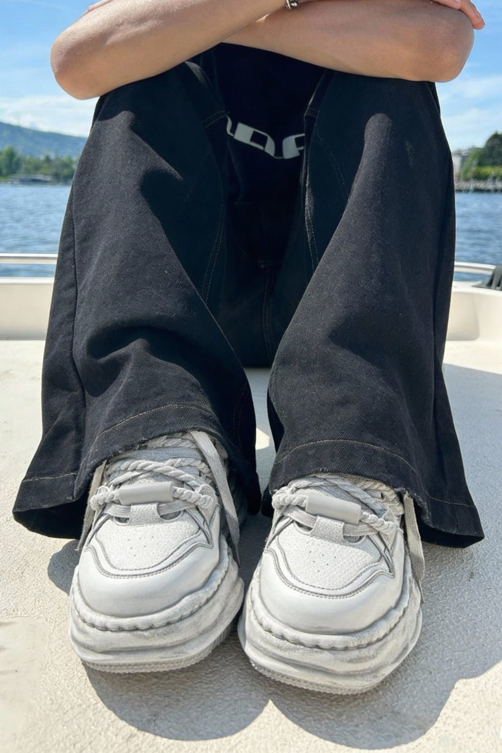 Chaussure lacet corde - y2k streetwear