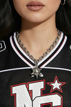 Collier à boules à pointes - y2k streetwear