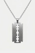 Collier à lame de rasoir - y2k streetwear