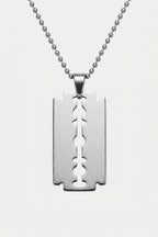 Collier à lame de rasoir - y2k streetwear