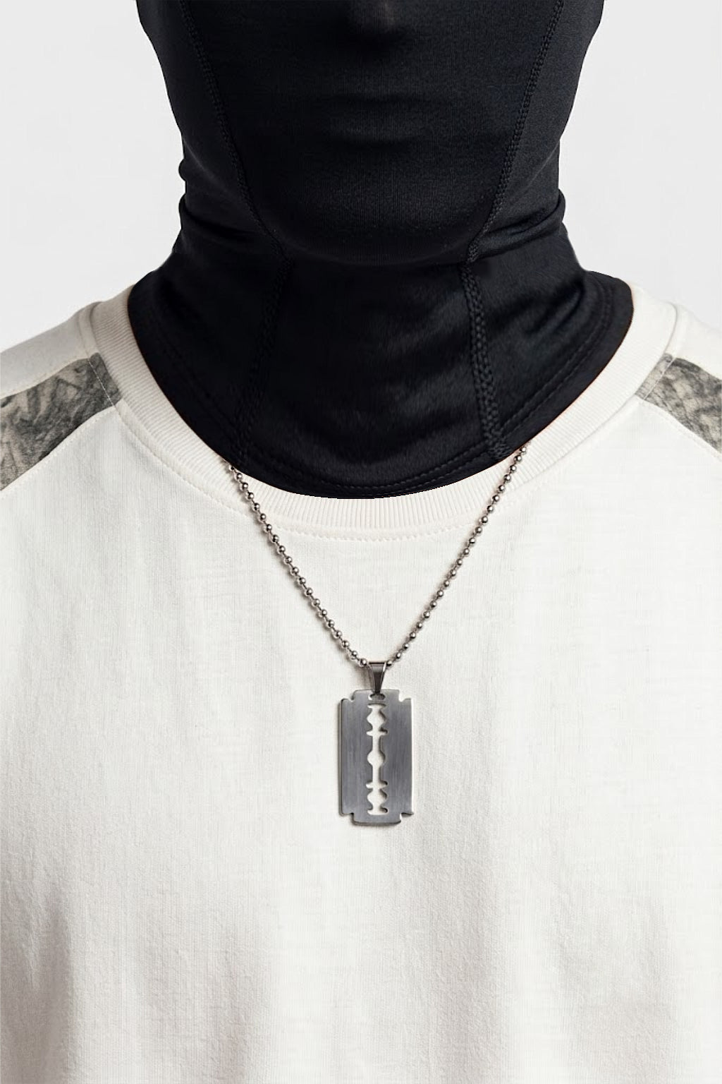 Collier à lame de rasoir - y2k streetwear