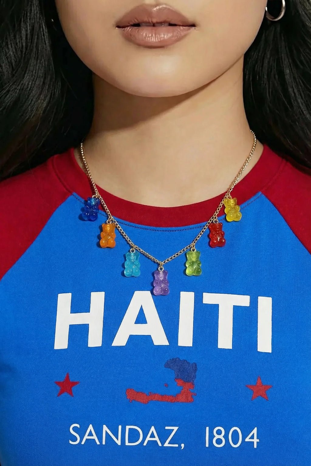 Collier bonbon ourson - y2k streetwear