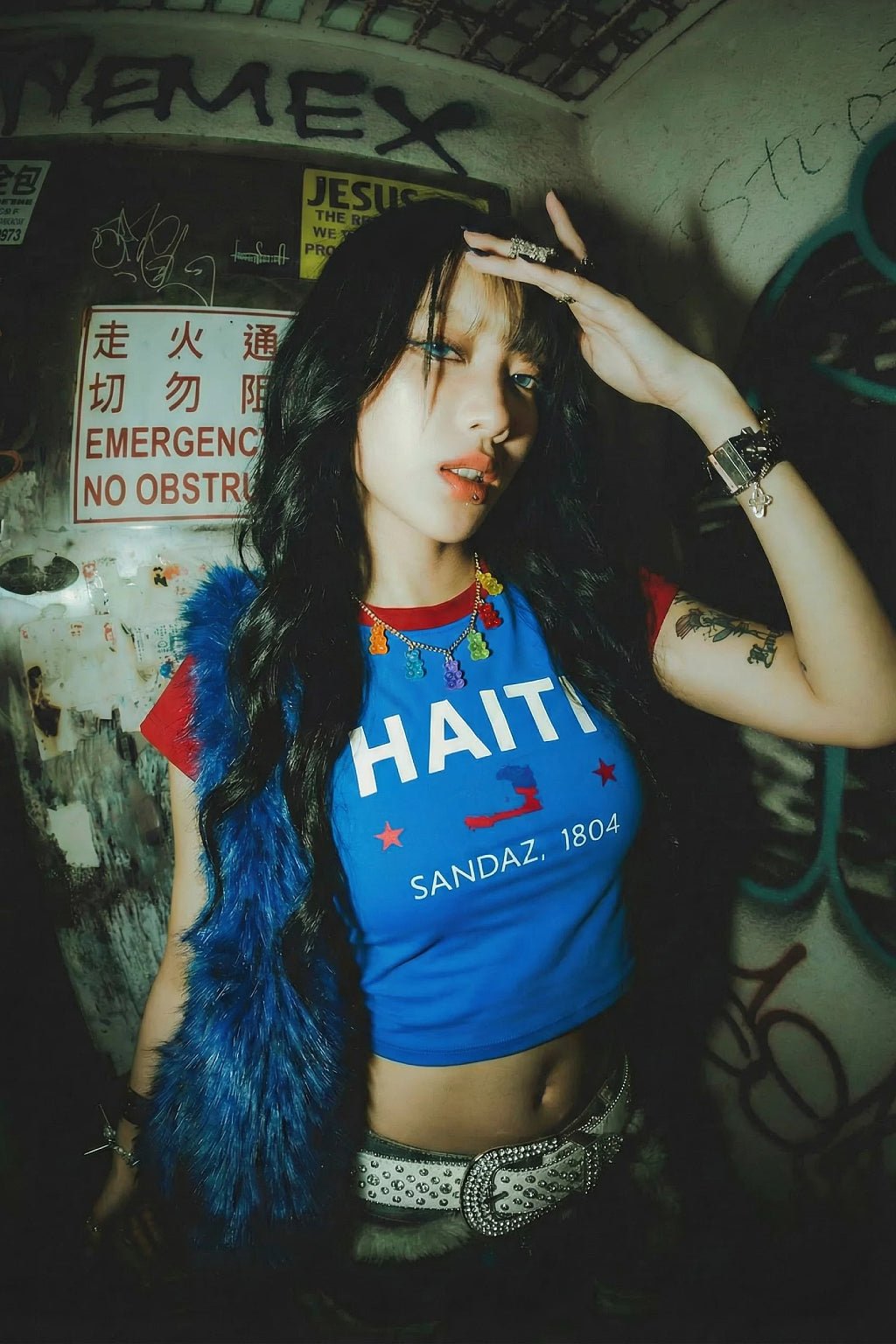 Collier bonbon ourson - y2k streetwear