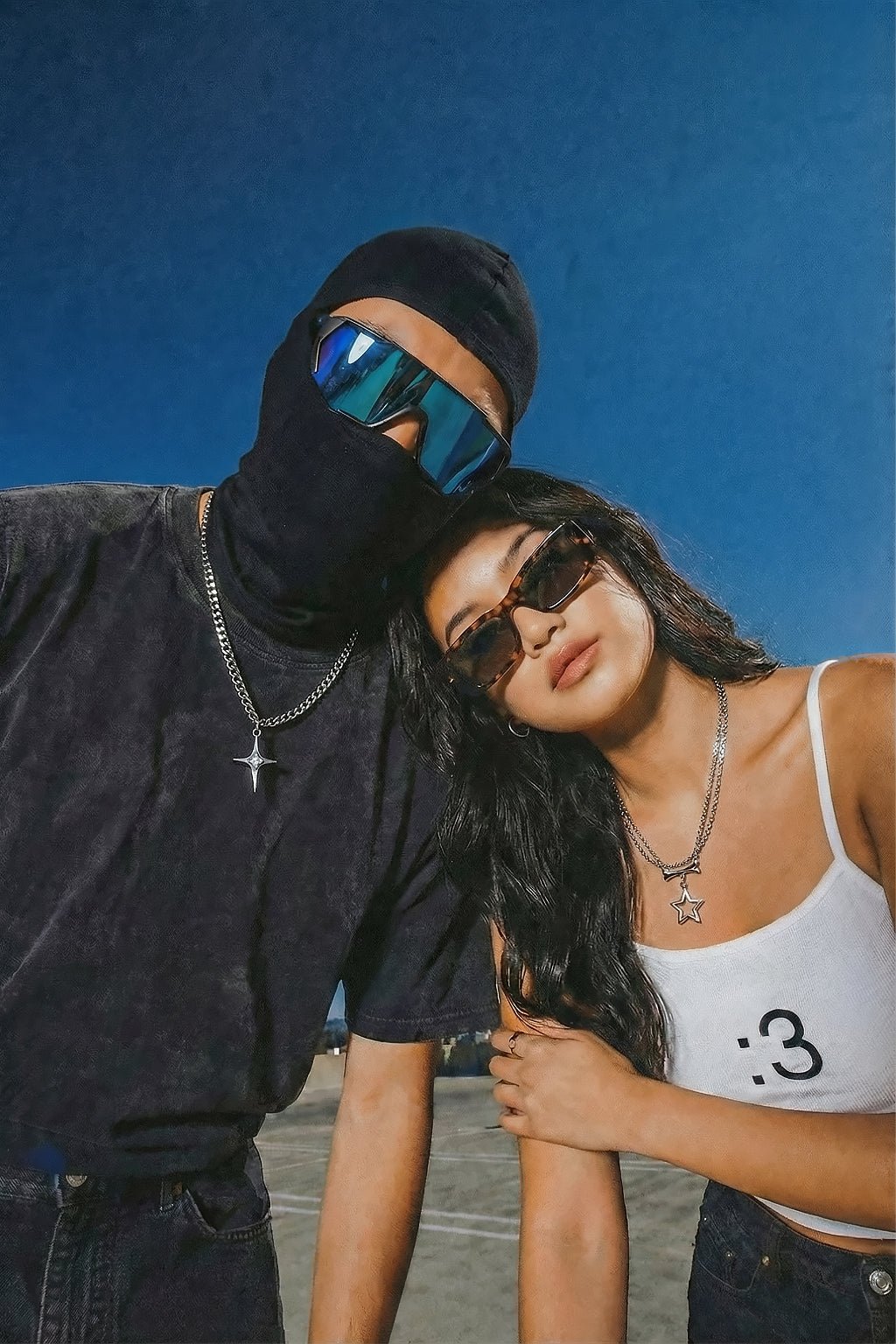 Collier cyber y2k - y2k streetwear