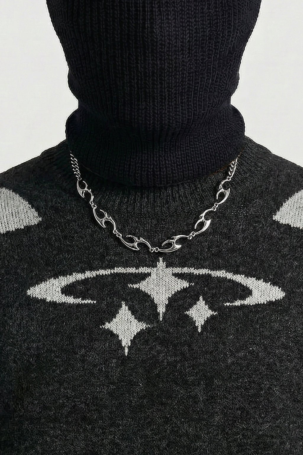 Collier flamme - y2k streetwear
