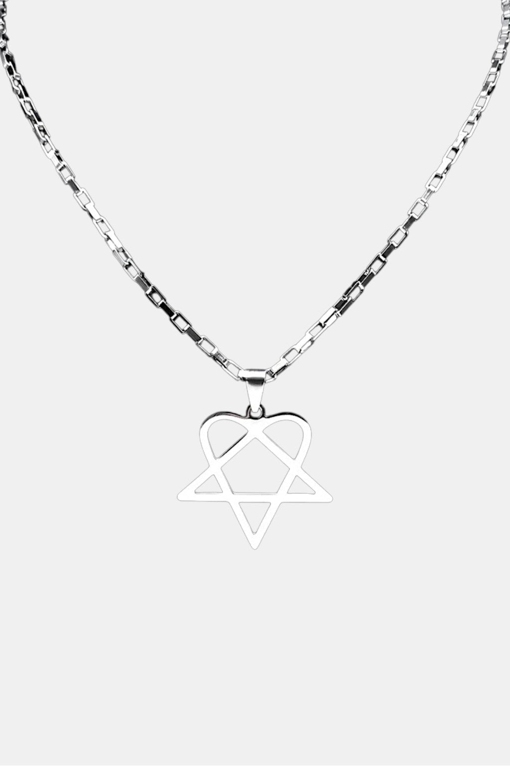 Collier heartagram - y2k streetwear