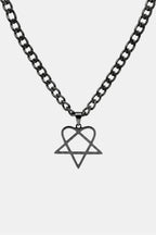 Collier heartagram - y2k streetwear