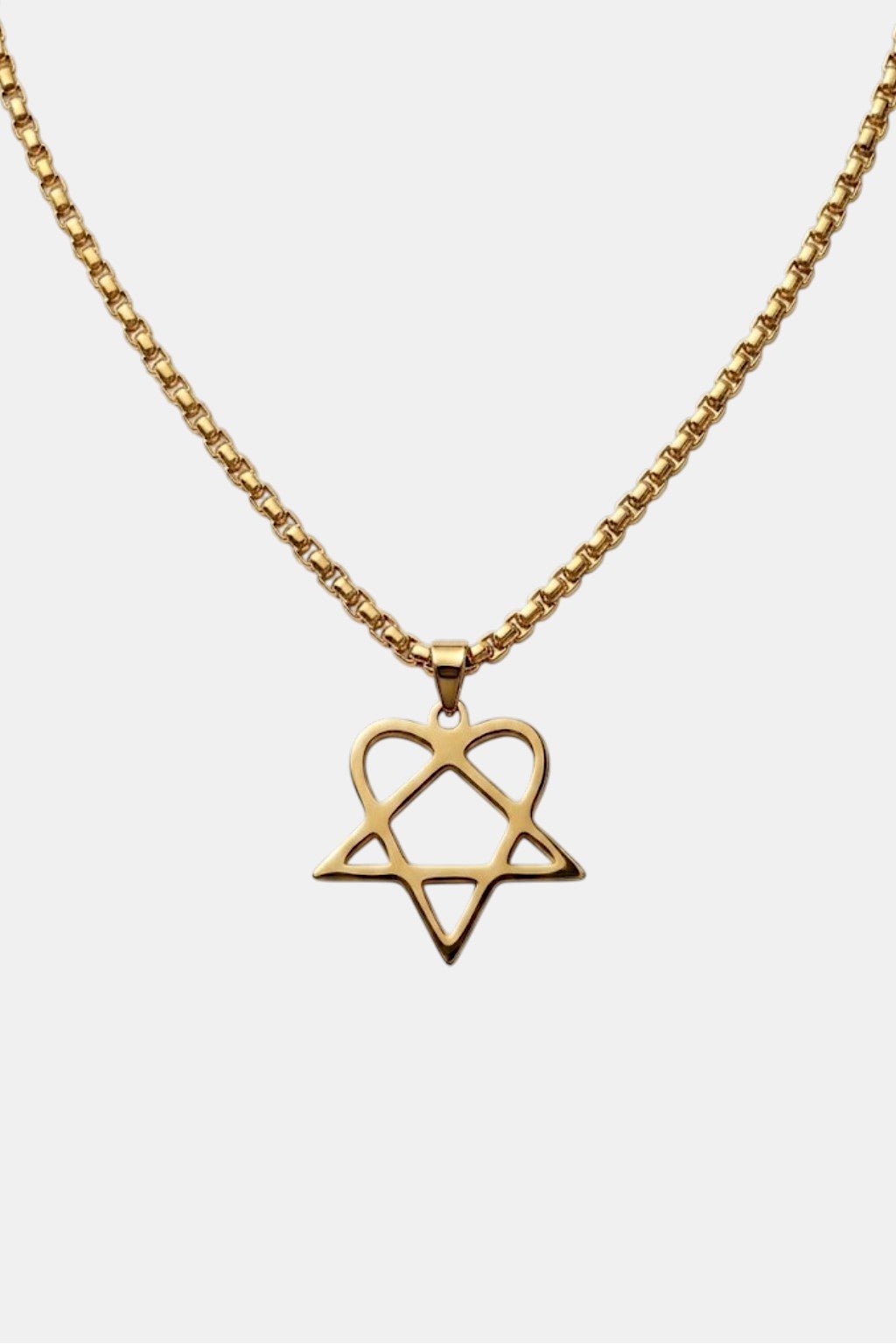Collier heartagram - y2k streetwear