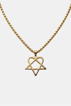 Collier heartagram - y2k streetwear