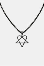 Collier heartagram - y2k streetwear