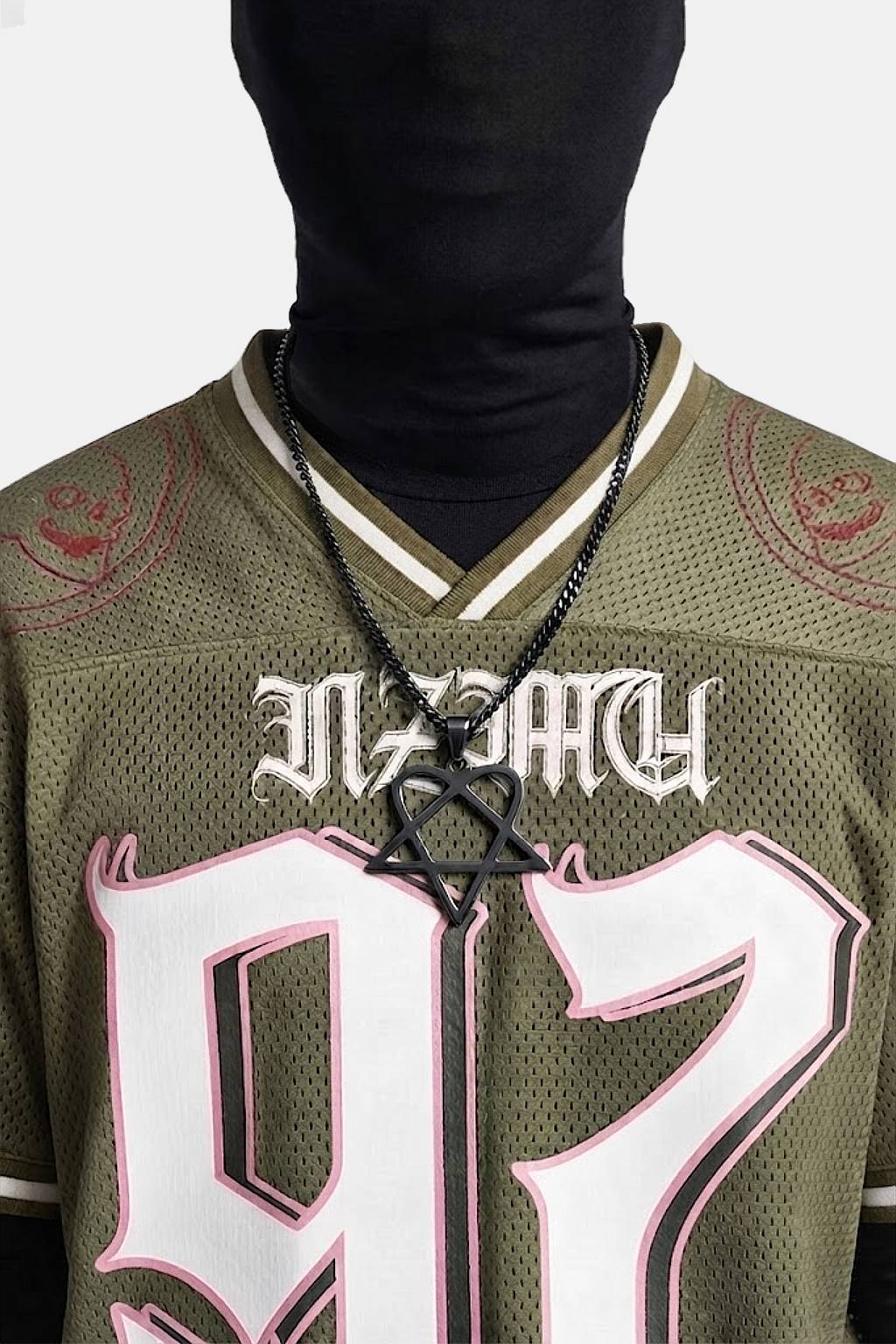 Collier heartagram - y2k streetwear