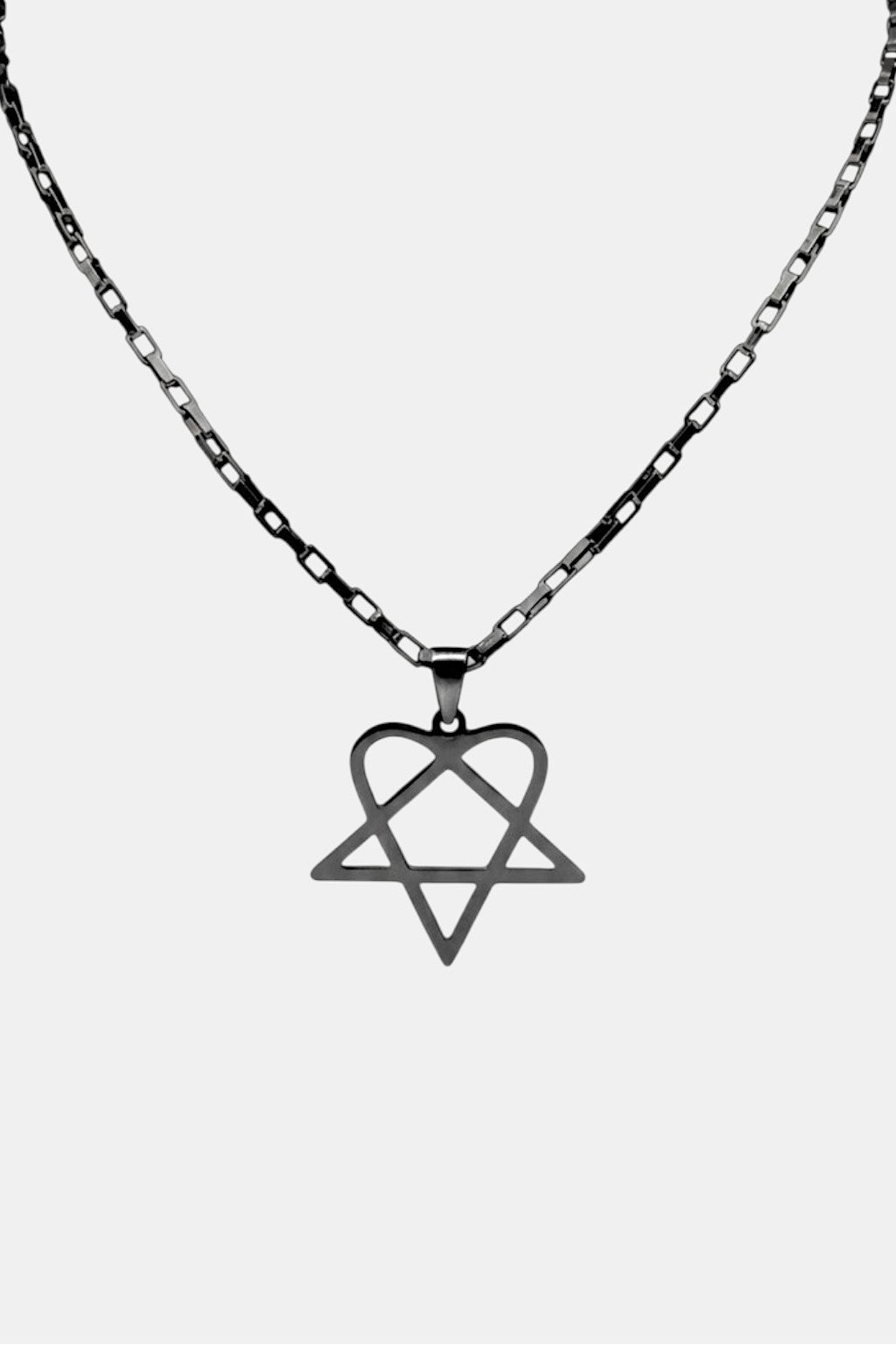 Collier heartagram - y2k streetwear