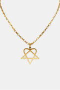 Collier heartagram - y2k streetwear