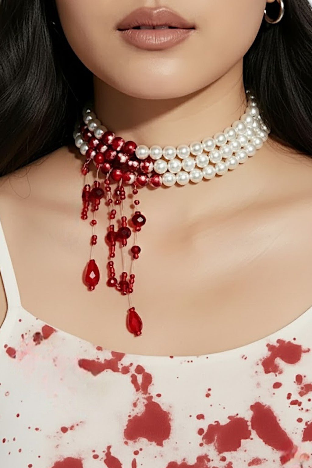 Collier sang - y2k streetwear