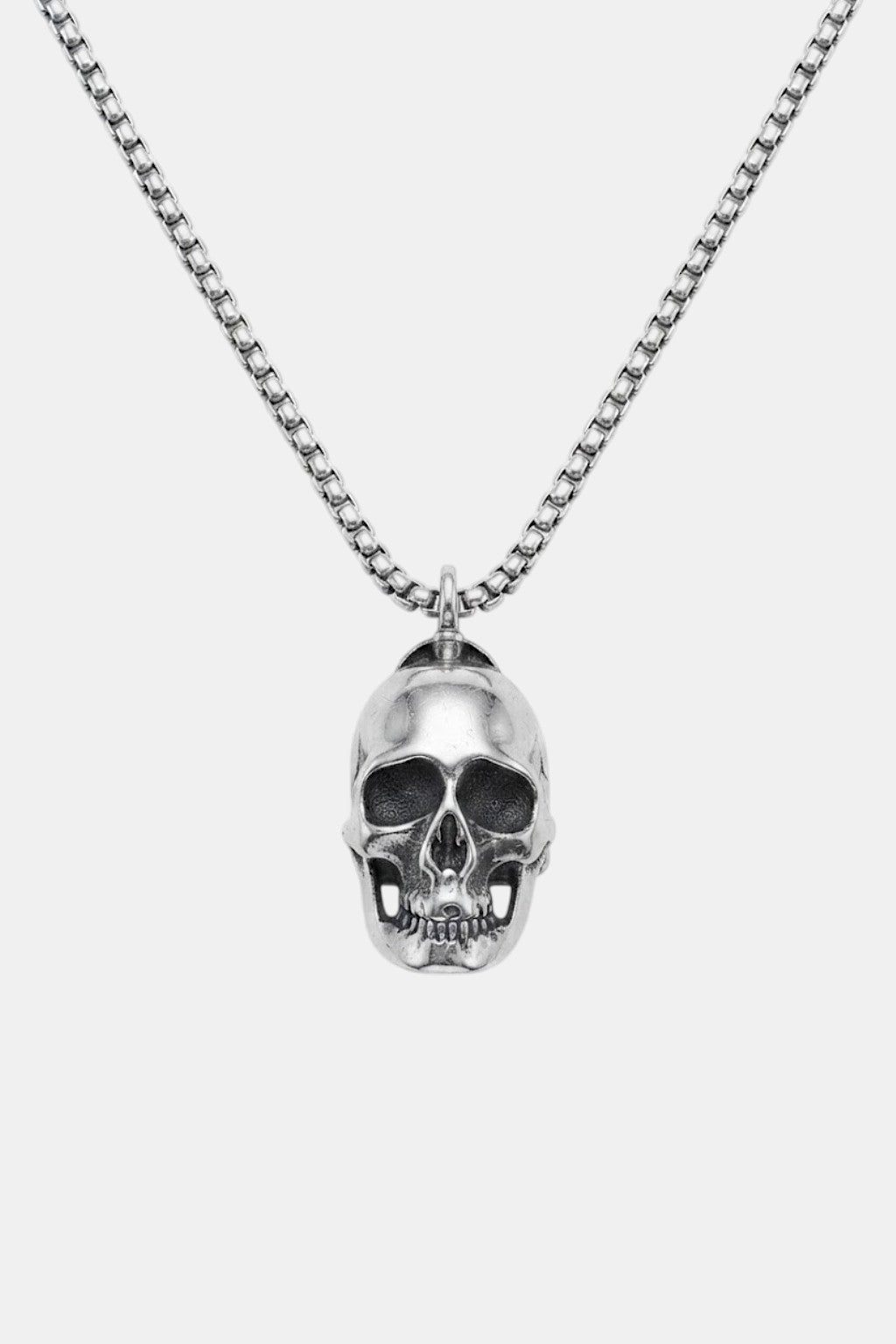 Collier tête de mort - y2k streetwear