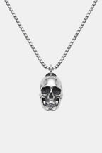 Collier tête de mort - y2k streetwear
