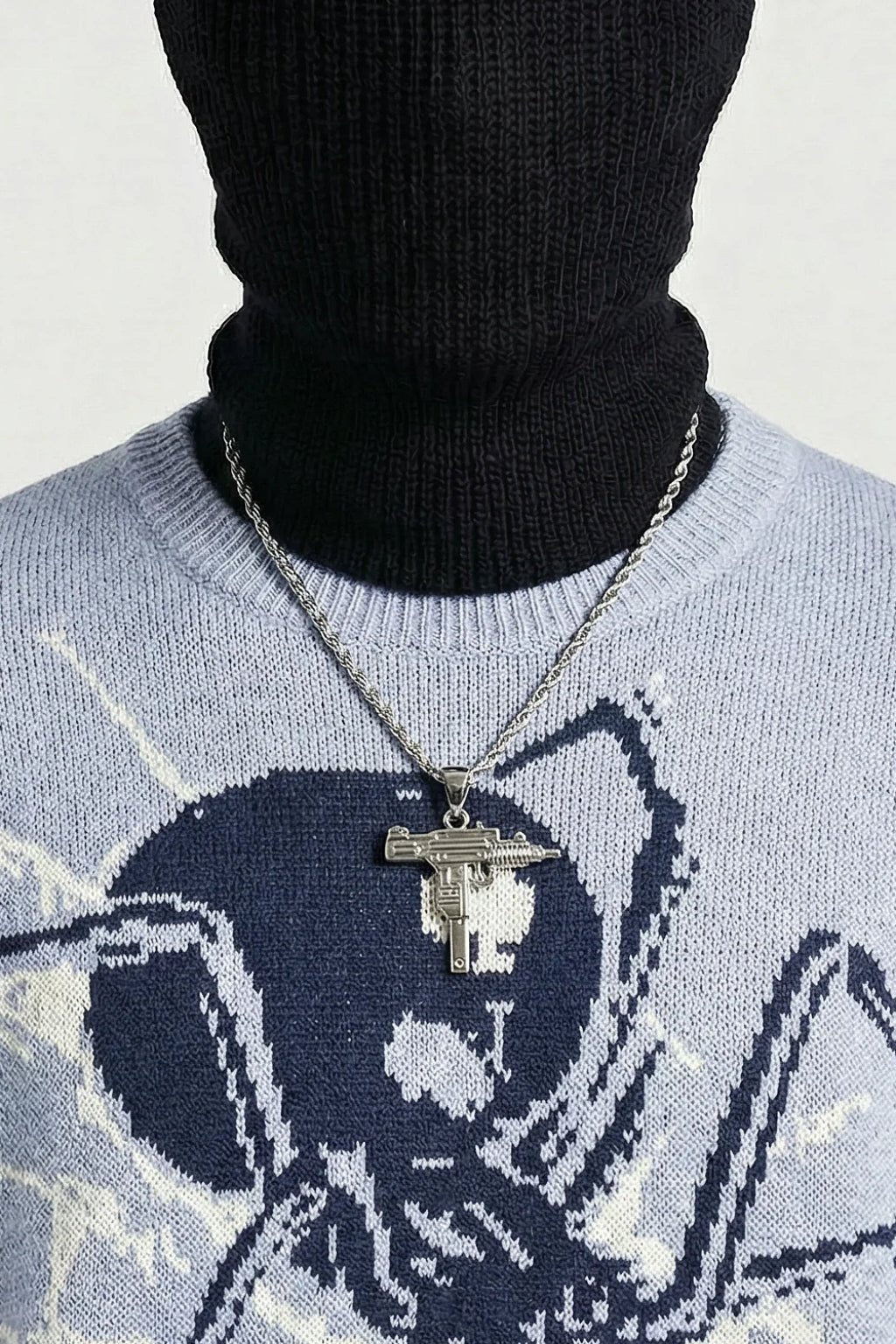 Collier uzi - y2k streetwear