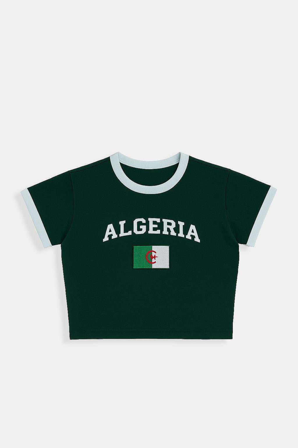 Crop top Algérie - y2k streetwear