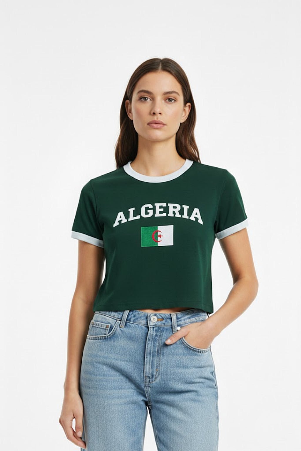 Crop top Algérie - y2k streetwear