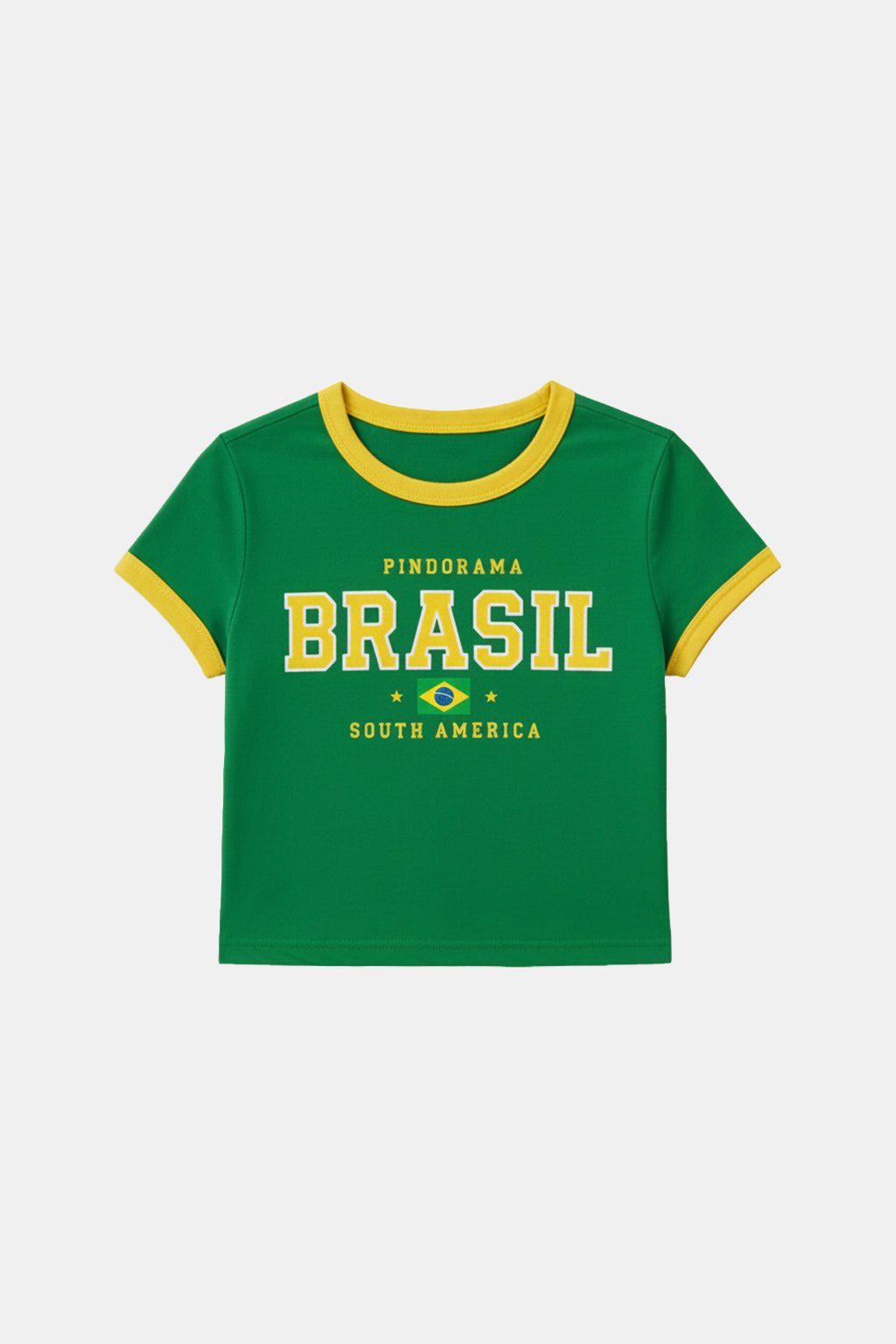 Crop top Brésil - y2k streetwear