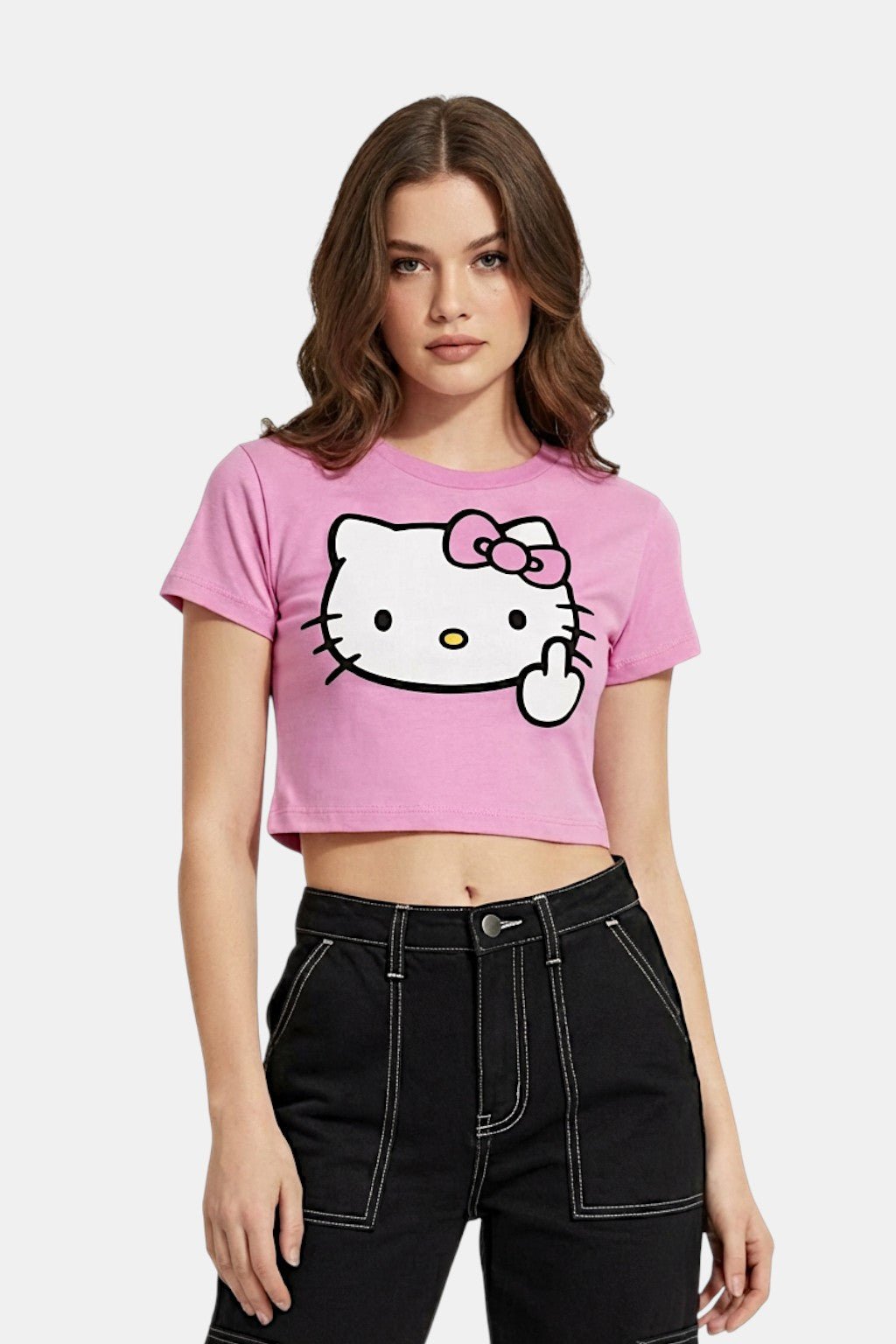 Crop top Hello Kitty - y2k streetwear