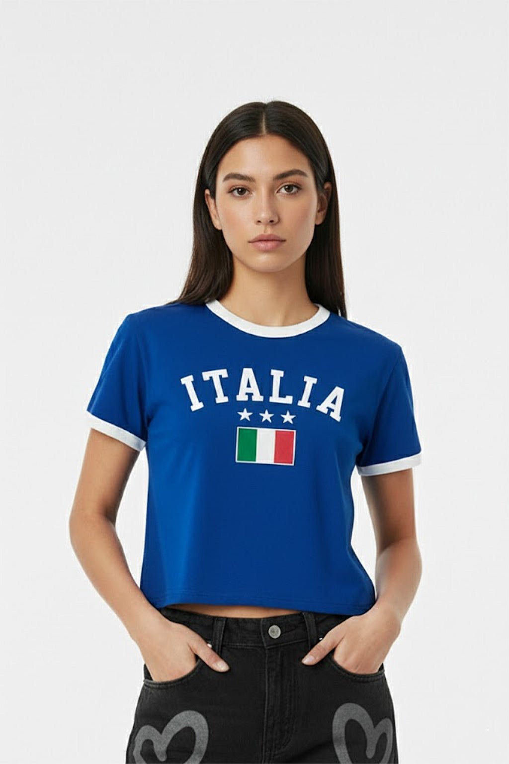 Crop top Italia - y2k streetwear