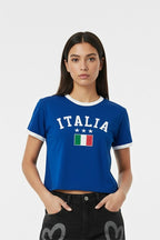 Crop top Italia - y2k streetwear