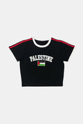 Crop top Palestine - y2k streetwear
