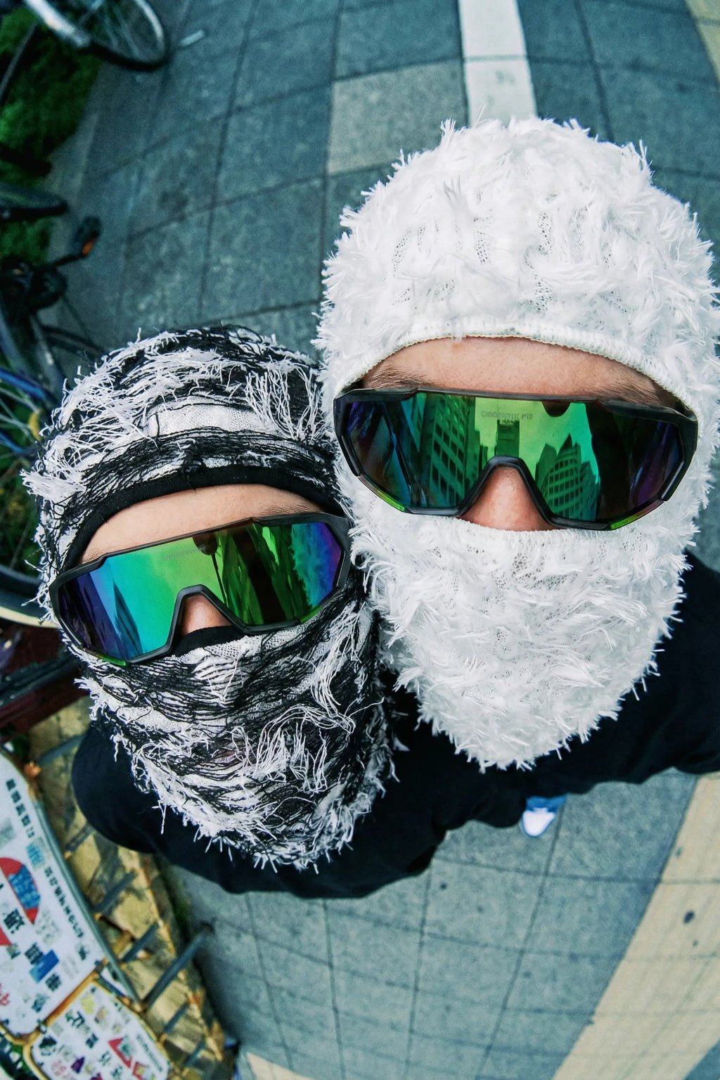 Distressed balaclava - y2k streetwear