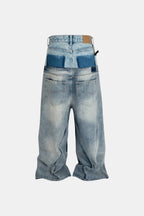 Double waist jean - y2k streetwear
