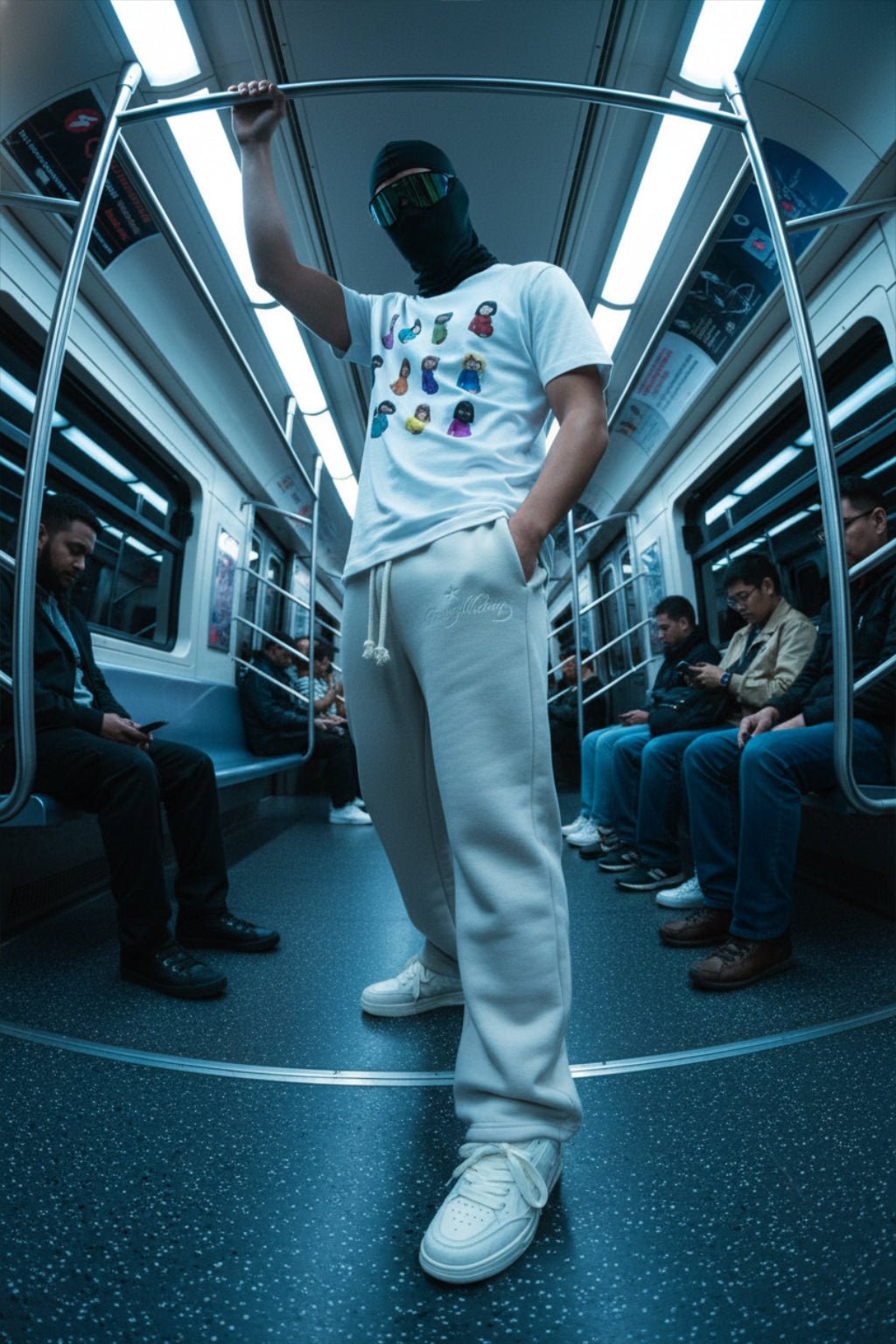 Double waist jogging - y2k streetwear