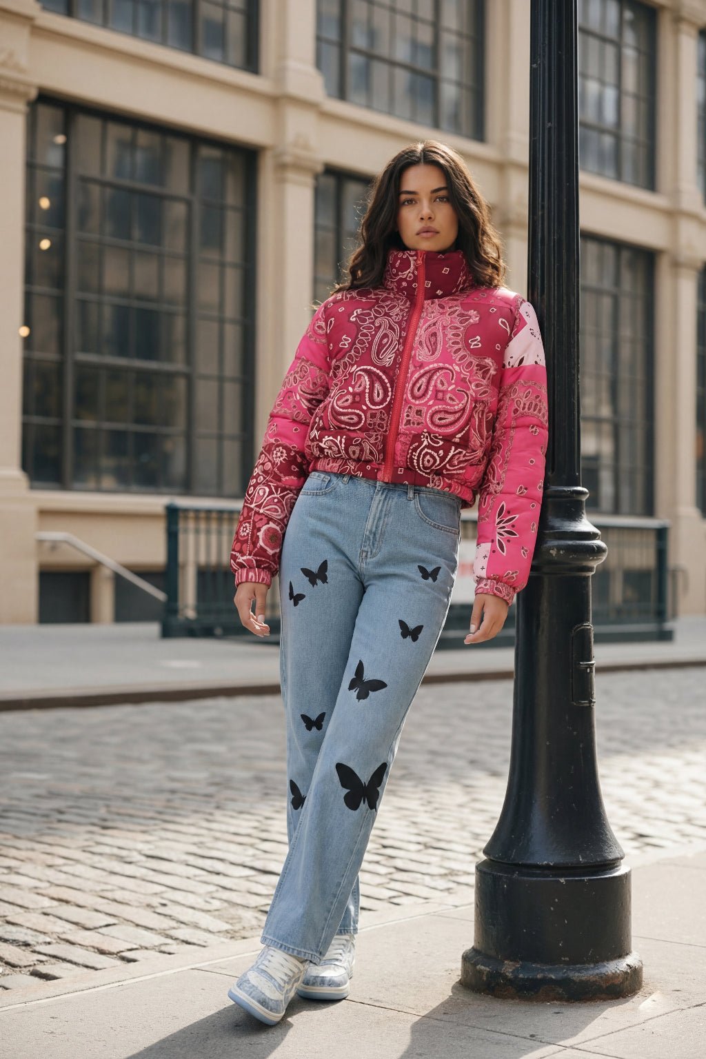 Doudoune bandana - y2k streetwear