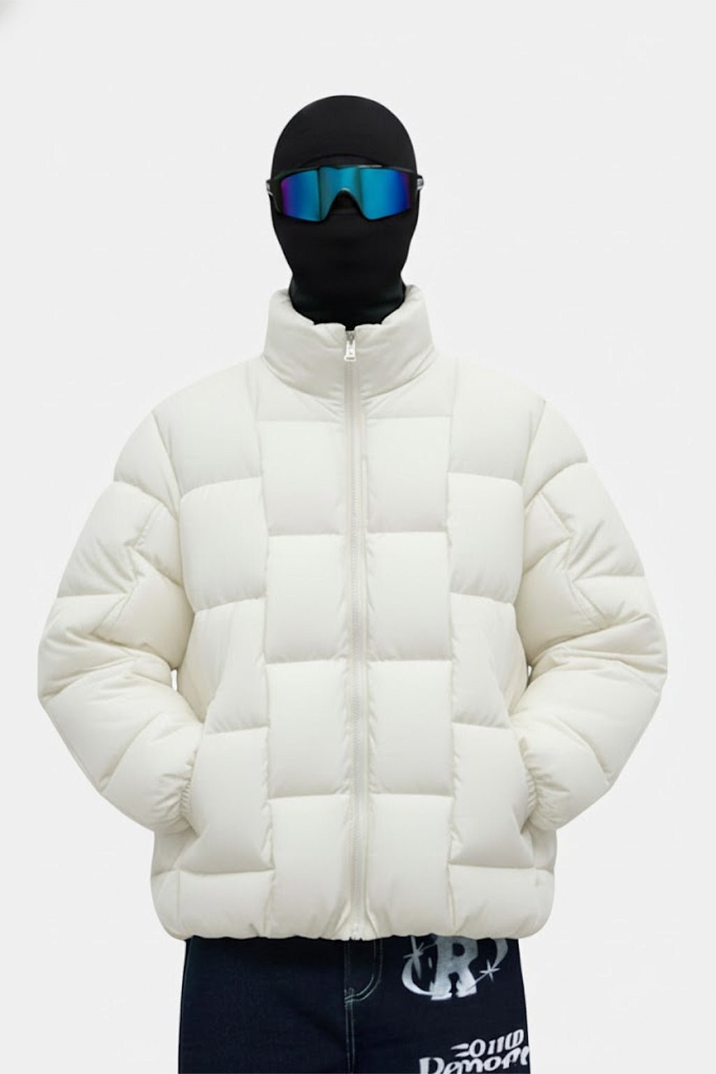 Doudoune tressée - y2k streetwear