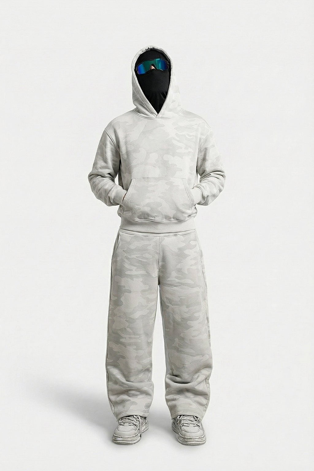 Ensemble camouflage blanc - y2k streetwear