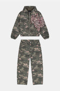 Ensemble camouflage brodee - y2k streetwear