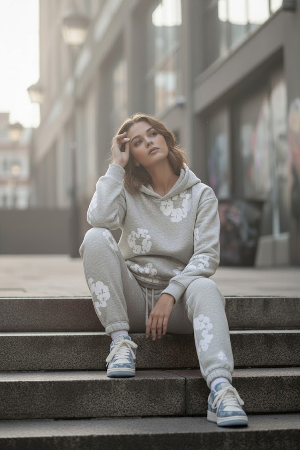 Ensemble fleur - y2k streetwear