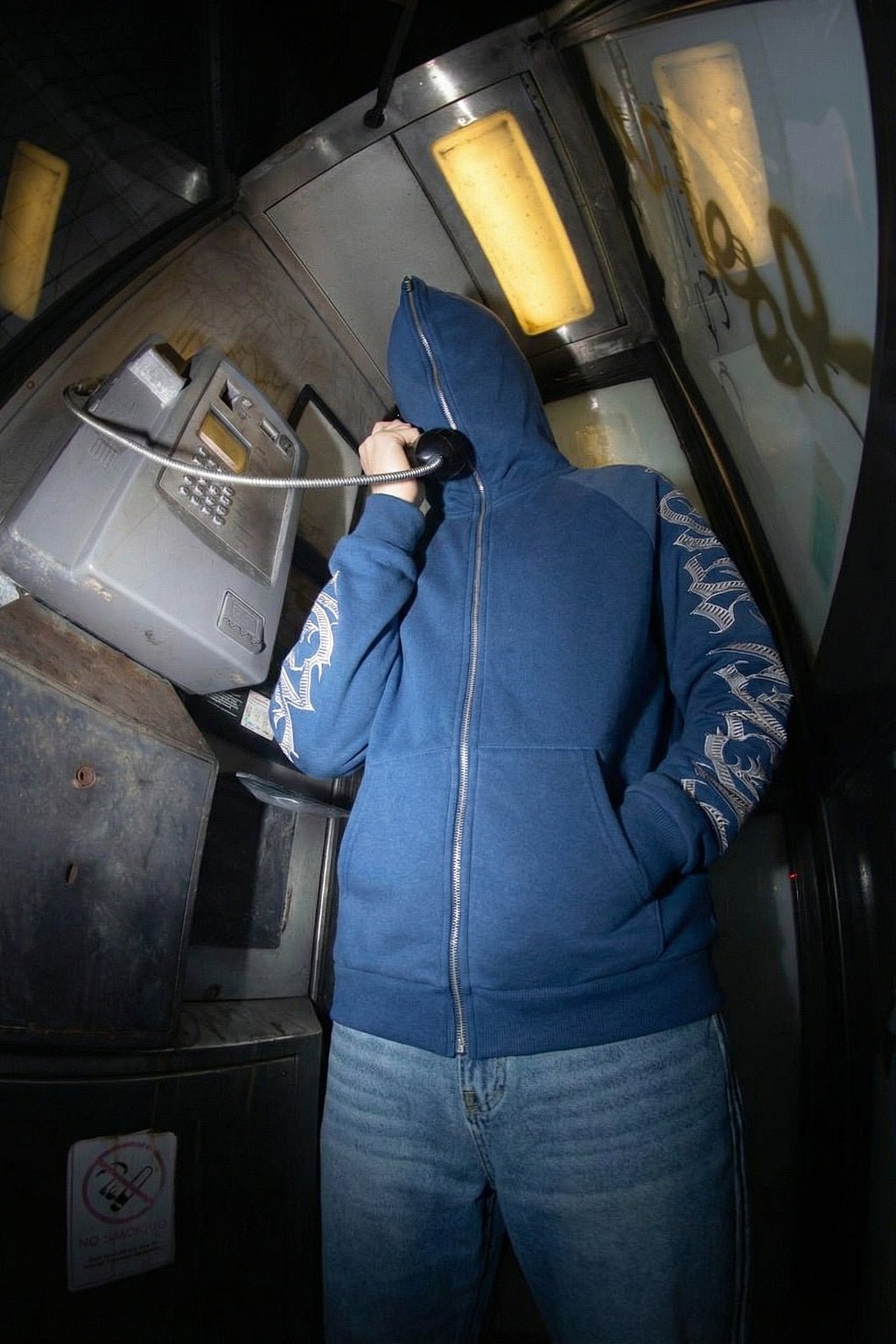 Full zip bleu - y2k streetwear