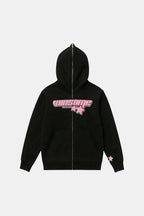 Full zip grey hoodie - y2k streetwear