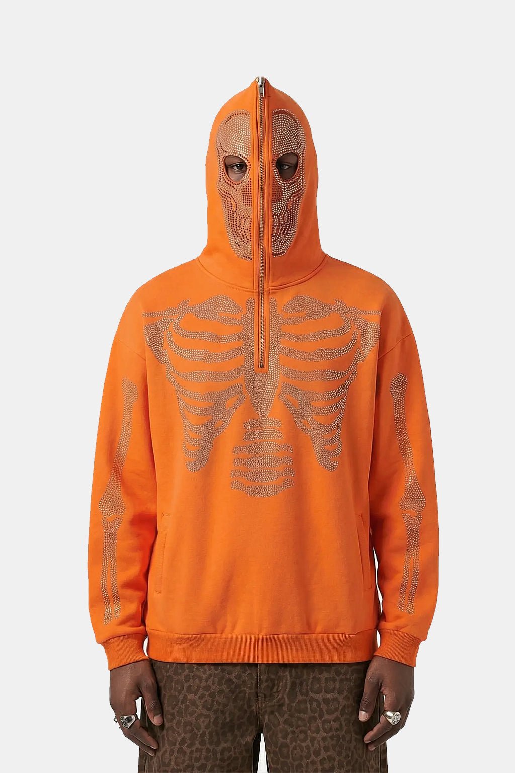 Full zip orange - y2k streetwear
