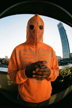 Full zip orange - y2k streetwear