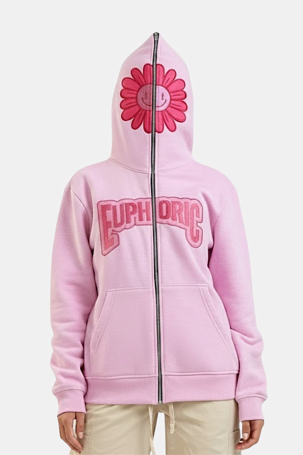 Full zip rose - y2k streetwear