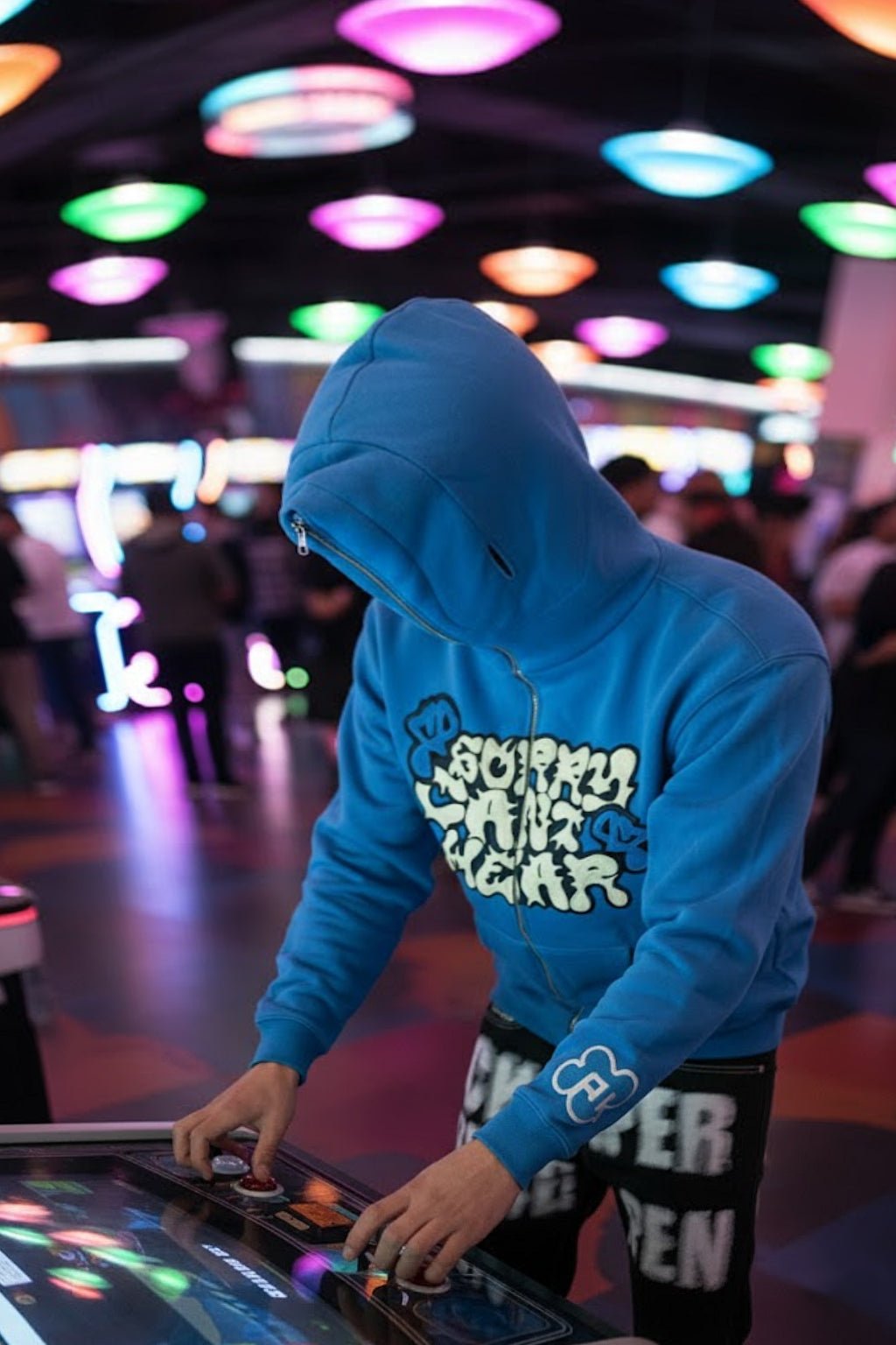 Full zip "Sorry cant hear" - y2k streetwear