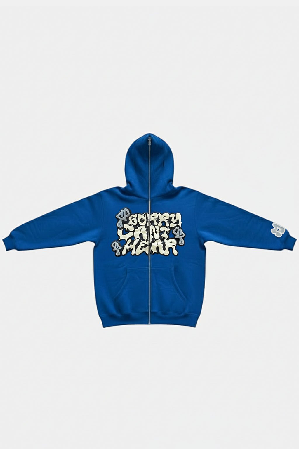 Full zip "Sorry cant hear" - y2k streetwear