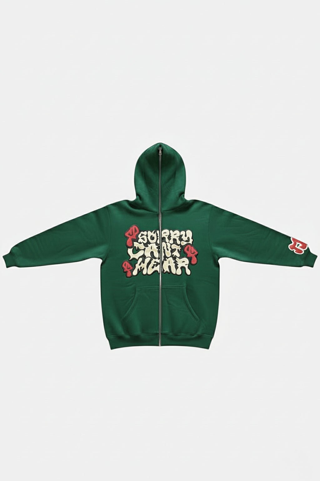 Full zip "Sorry cant hear" - y2k streetwear