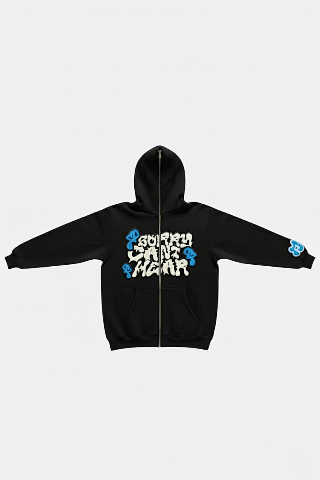 Full zip "Sorry cant hear" - y2k streetwear