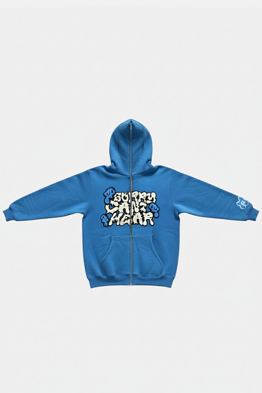 Full zip "Sorry cant hear" - y2k streetwear