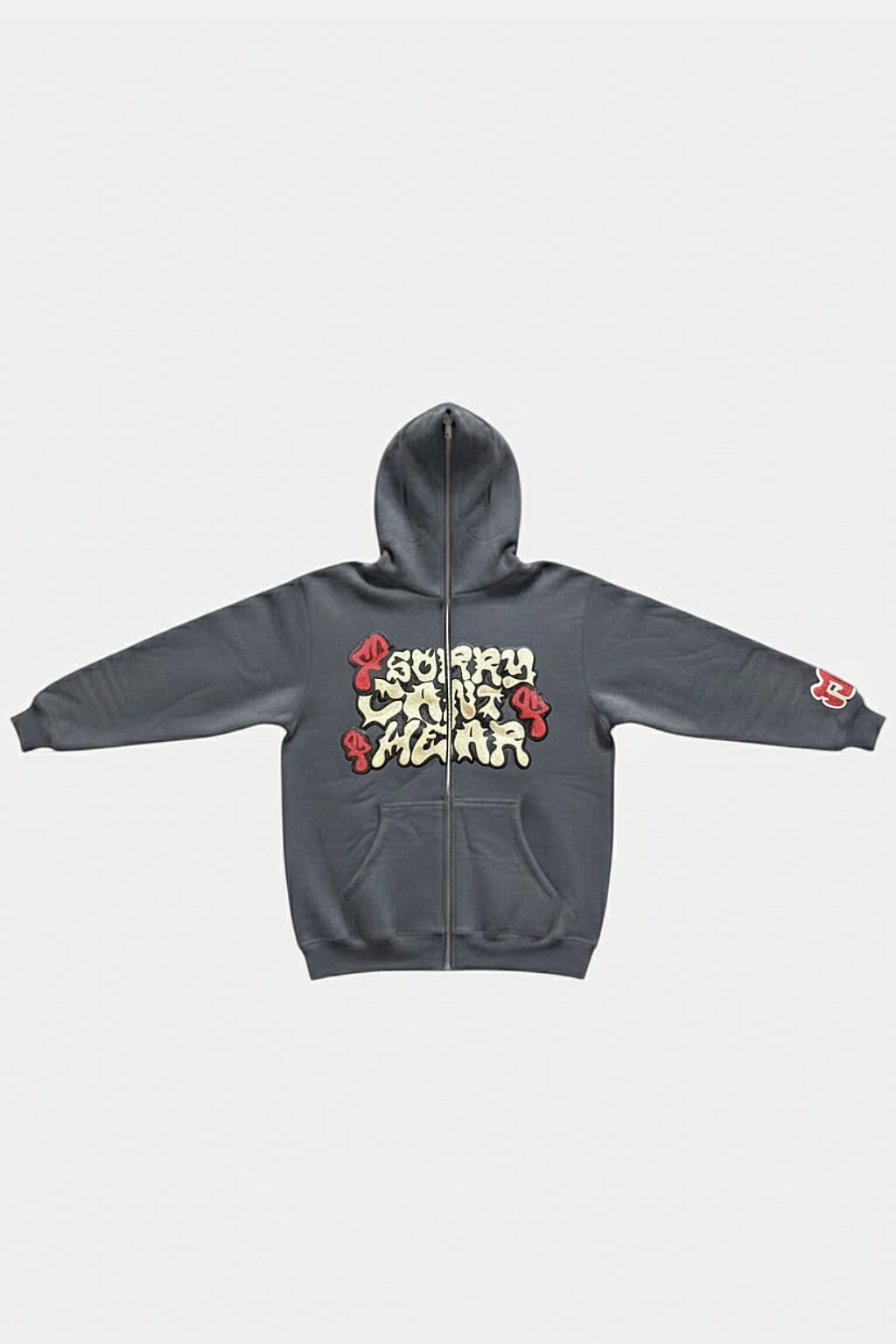 Full zip "Sorry cant hear" - y2k streetwear