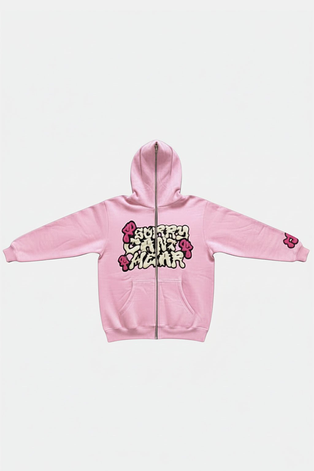 Full zip "Sorry cant hear" - y2k streetwear