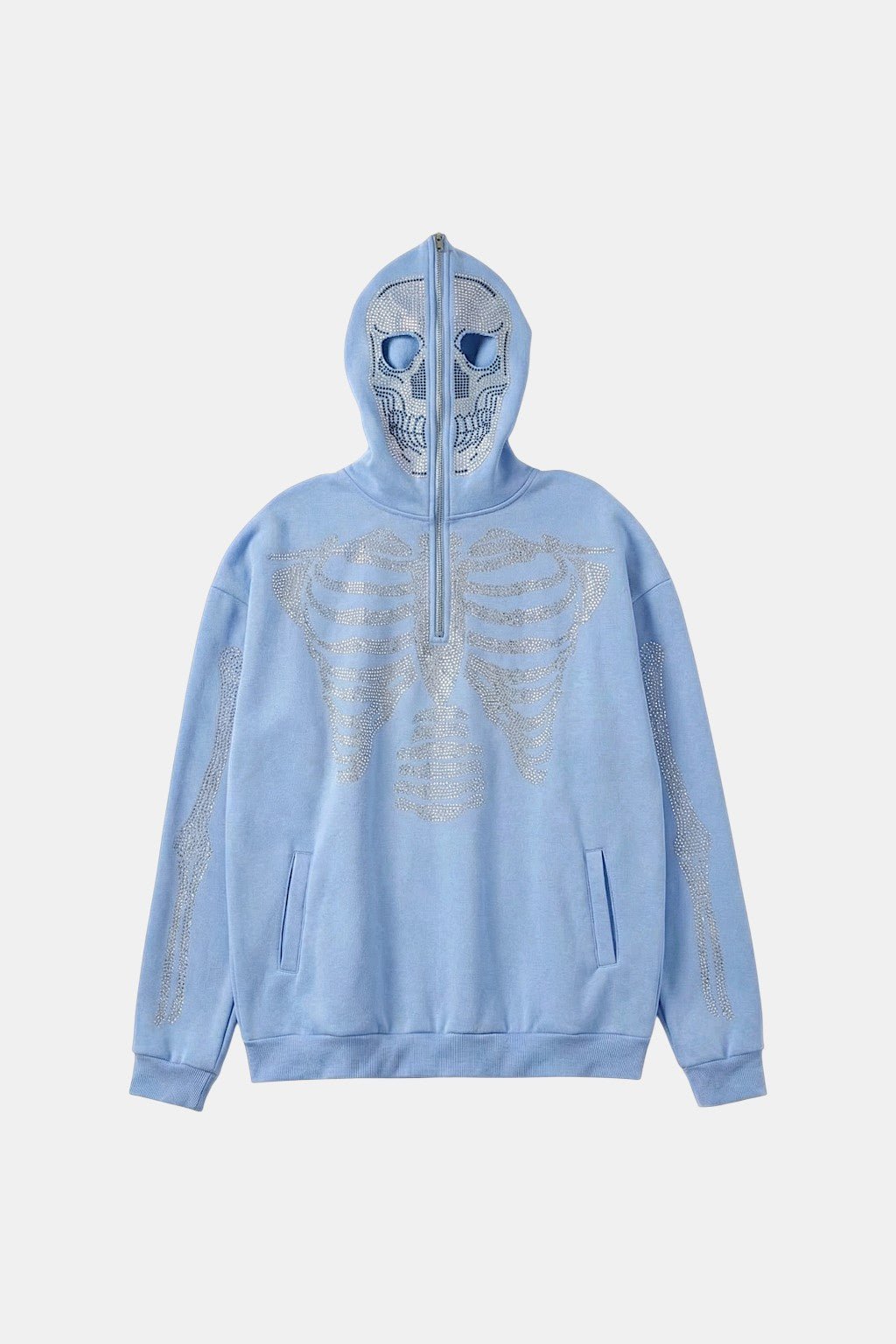 Full zip squelette - y2k streetwear
