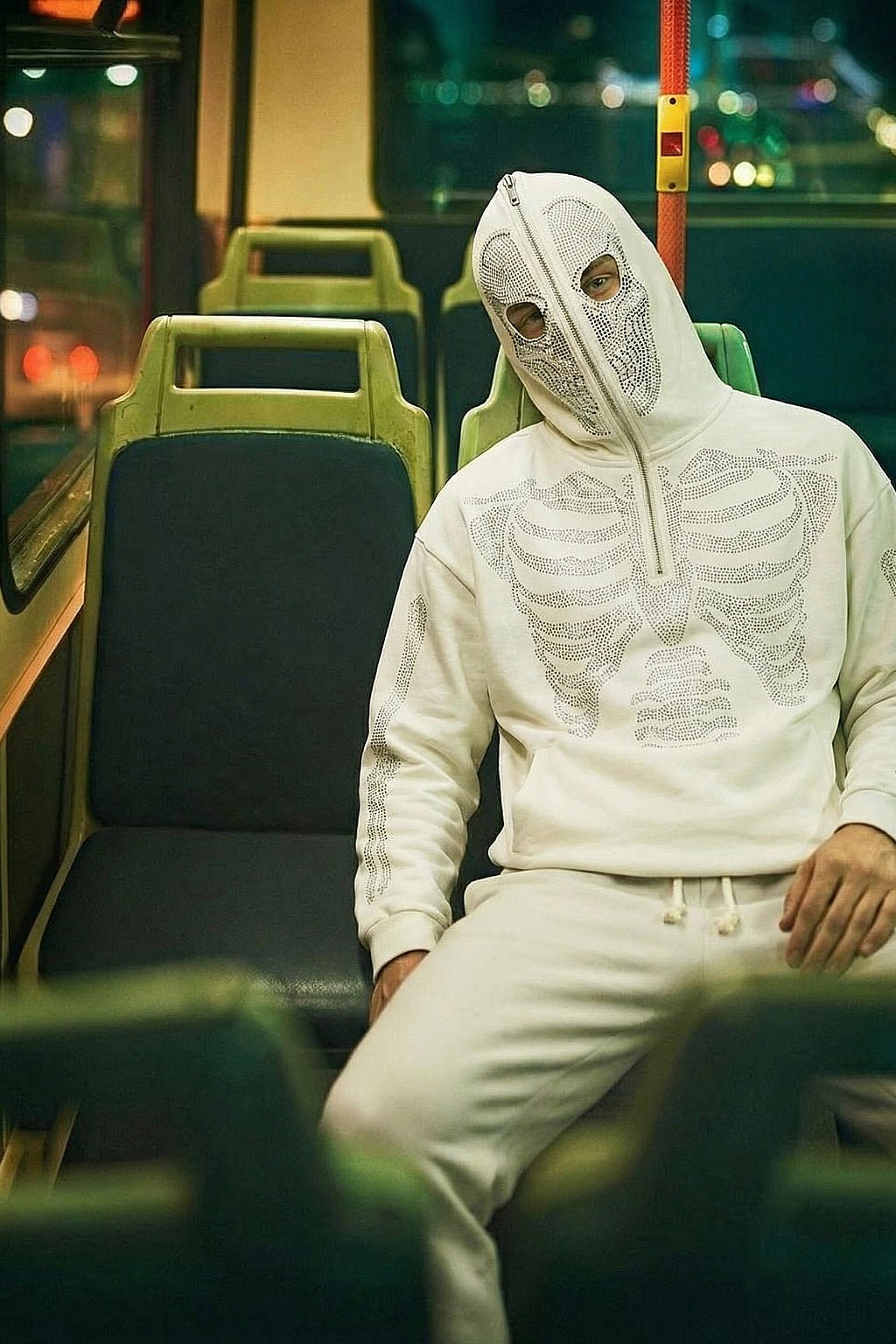 Full zip squelette - y2k streetwear